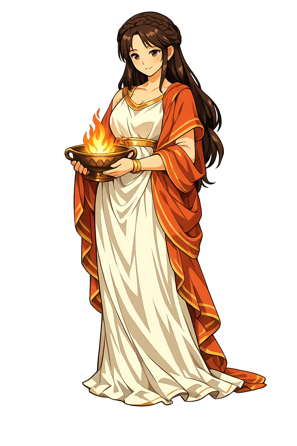 hestía — Goddess of the Hearth, keeper of the eternal flame